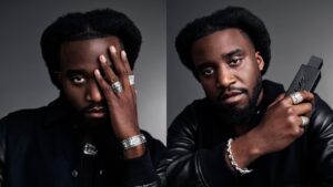 Shaboozey em sua parceria de fragrâncias de beleza da YSL – essência