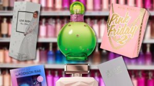 Ofertas em fragrâncias de celebridades de Ariana Grande, Kylie Jenner, Khloe Kardashian e muito mais