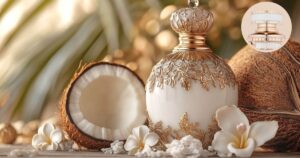 A fragrância com baunilha e aroma tropical que eu já tenho no cesto de compras
