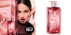 Olivia Rodrigo usa o perfume Idôle Power de Lancôme para 2025