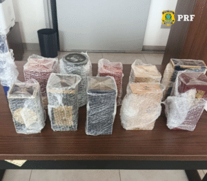 PRF apreende perfumes importados sem nota fiscal em Araguaína/TO — Polícia Rodoviária Federal