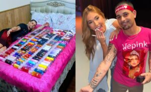 Fã apelidado por Virgínia de “WePinko” reúne coleção com mais de 200 frascos de perfumes da influencer