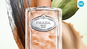 Prada lança perfume com aroma de chai com notas de sândalo e cardamomo, custa…